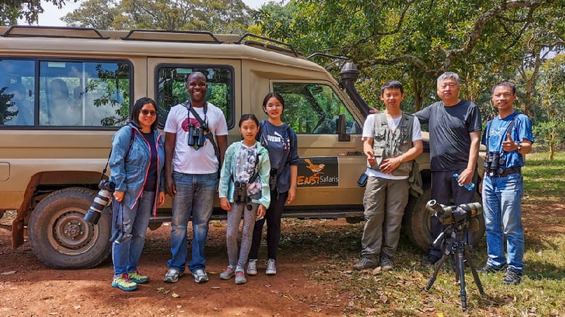 Memorable moment with Ensi Safari clients